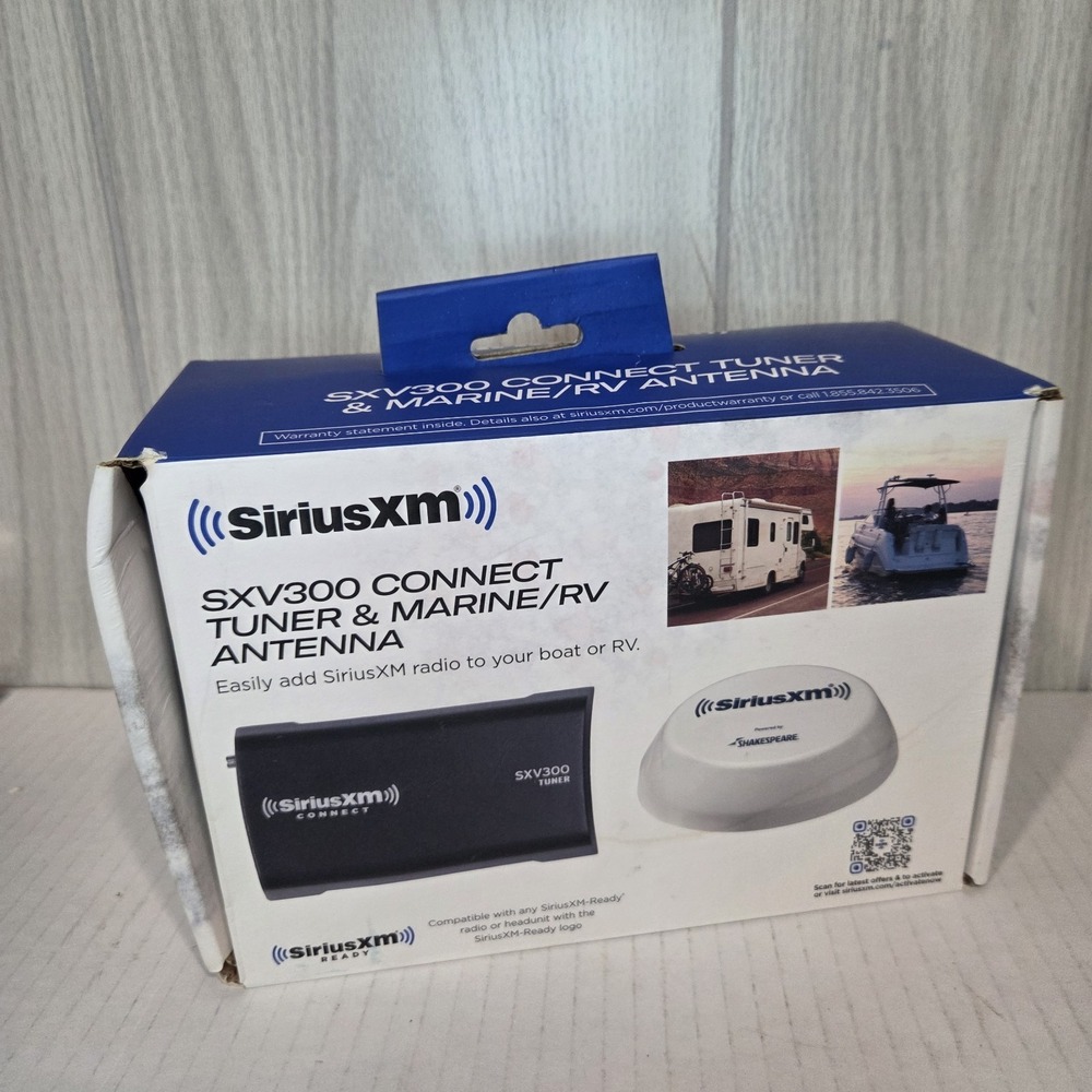 SiriusXM SXV300 Connect Tuner & Marine/RV Antenna - BRAND NEW
